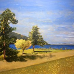 Newfoundland: A View - 12x16 - Acrylic on Canvas Board