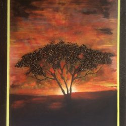 "Acacia" - 16x20 - Mixed Media on Canvas
